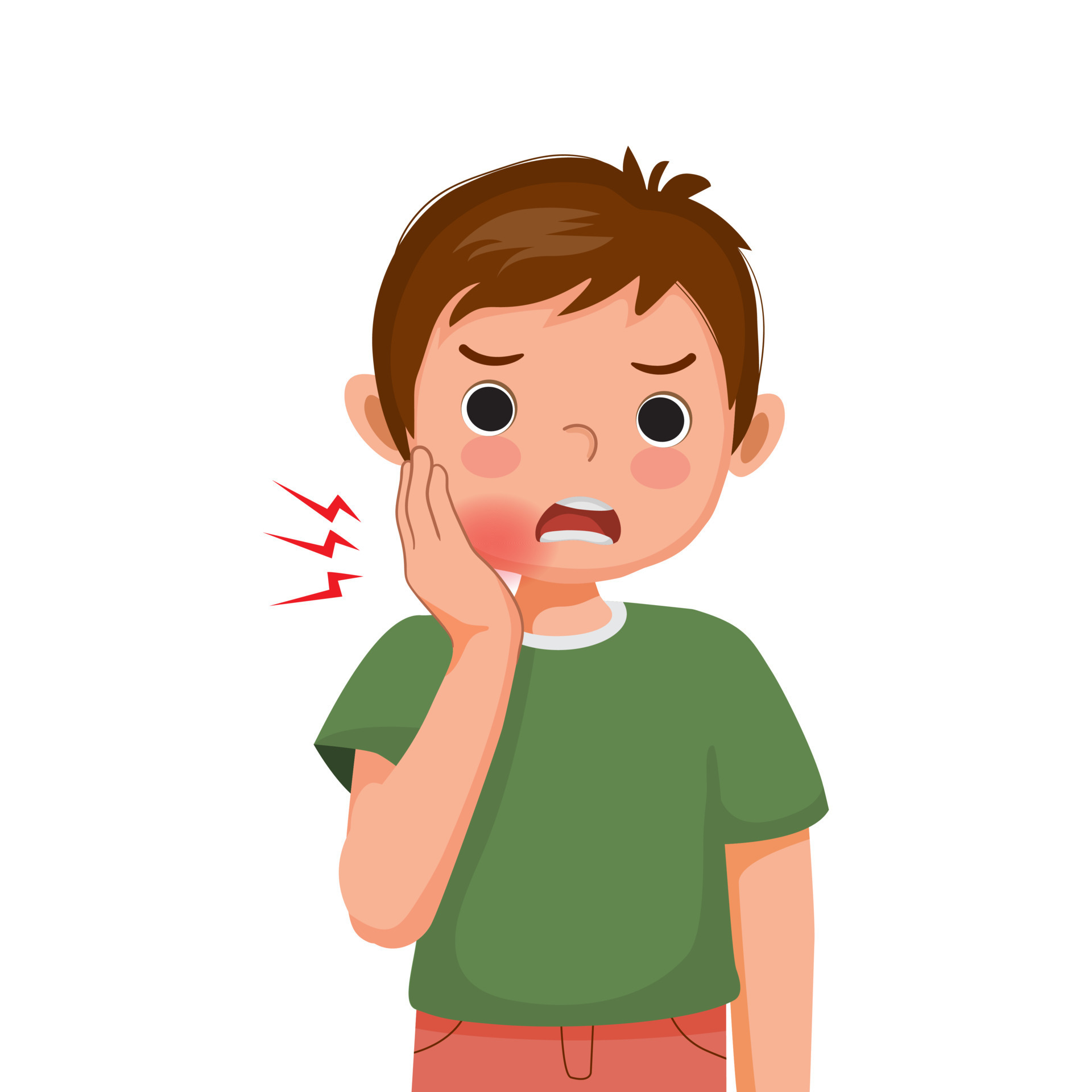 Child with toothache