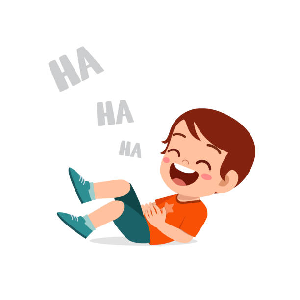 Boy laughing