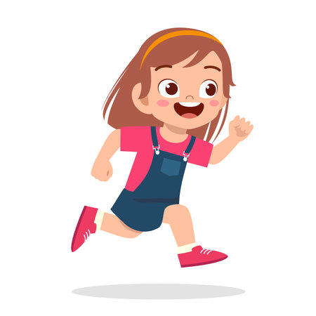 Girl running